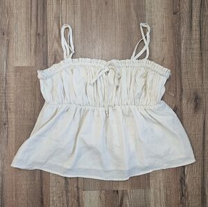 American Eagle Outfitters Cream Camisole Top Small